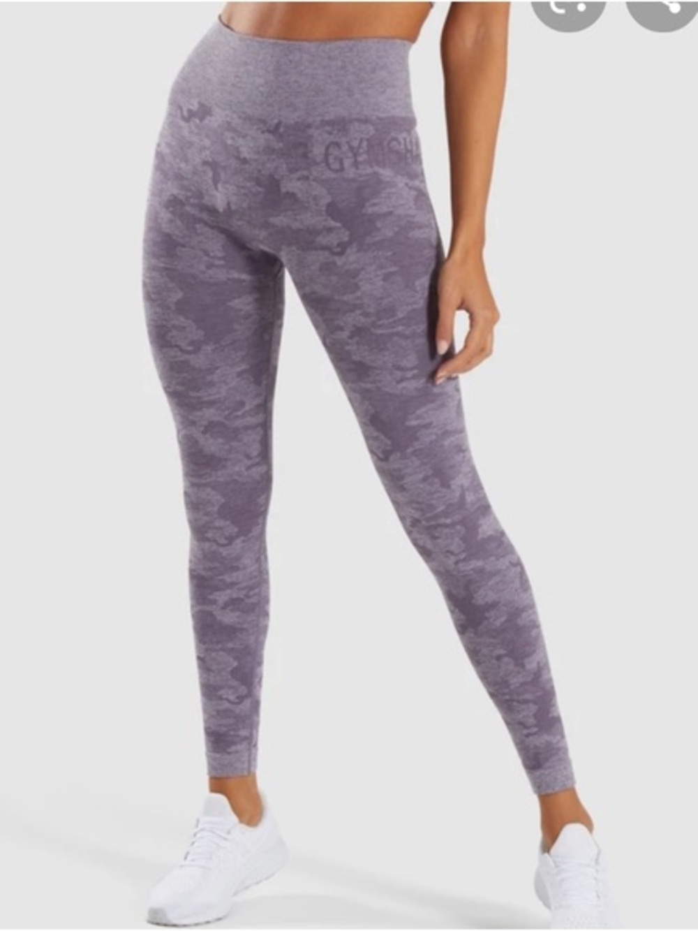 Gymshark Adapt Camo Seamless Leggings Purple Size XS